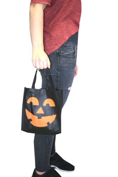 Halloween-Tasche, sortierte Farben, ca. 22 x 24 cm, Halloween, Party, Mottoparty, Accessoire