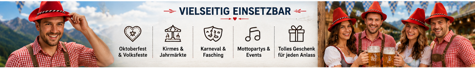 Vielseitig kombinierbarer Seppelhut