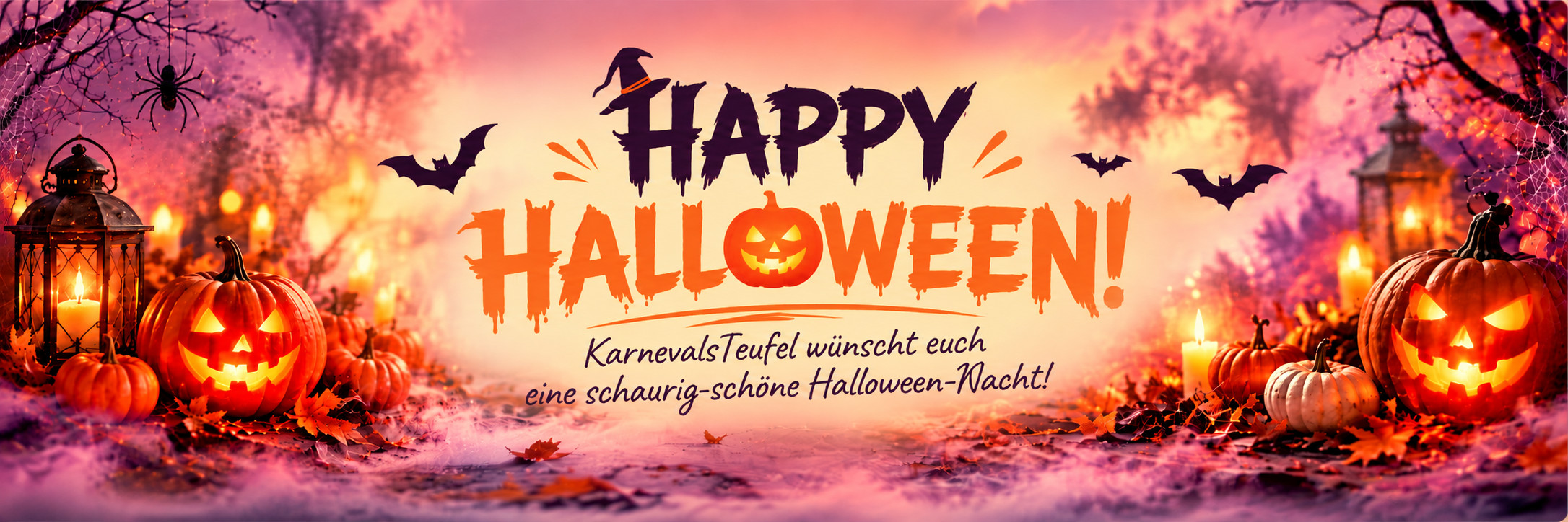 Happy Halloween! KarnevalsTeufel wünscht euch eine schaurig-schöne Halloween-Nacht!