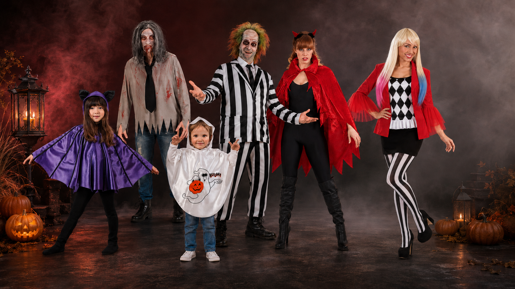 Halloween-Kostüme für Kinder und Erwachsene