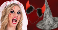 Halloween-Hüte und Kopfschmuck