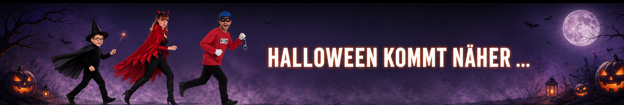 Halloween kommt näher – Halloween-Kostüme und Zubehör entdecken