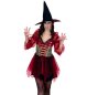 Preview: Damenkostüm Hexe Kleid und Hexenhut Zauberin Magierin