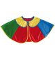 Preview: Kinderkostüm "Cape Clown" Clown-Umhang 1-tlg. Clown-Cape lustiges Kostüm für Kinder Spaßvogel Zirkus