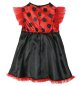 Preview: Kinderkostüm Kleid Käferchen schwarz/rot mit schwarzen Pünktchen Marienkäfer Glückskäfer Gr 86 - 104