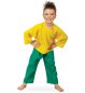 Preview: Kostüm Outfit Kobold-Kinderkostüm - 2-teiliges Set gelb grün Rundhalsausschnitt und Gummizug