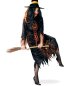Mobile Preview: Damenkostüm "Grusella orange" Kleid Karneval Hex Hex Hexenkostüm für Erwachsene Zauberin Magierin Gr. 38 - 46