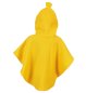 Preview: Kinder Kostüm Ente – gelber Fleece Poncho mit Kapuze – Enten Cape für Karneval, Fasching & Mottopartys