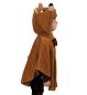 Preview: Kinder Bärenkostüm Poncho mit Kapuze – Tierkostüm für Fasching & Karneval – Größe 98 & 104/116