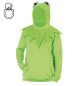 Preview: Frosch Hoodie für Erwachsene, Unisex – Kuscheliger Pullover aus weichem Fleece mit Kapuze, praktischen Taschen und witzigem Frosch-Design