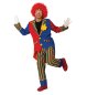 Preview: Clown Kostüm für Erwachsene – 2-teiliges Kostüm mit bunter Frackjacke & Streifenhose – Fasching Zirkus Verkleidung Unisex