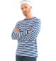 Preview: Ringelpullover blau/weiß, Fasching, Karneval, Mottoparty