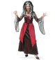 Mobile Preview: Damenkostüm Vampir Kleid in Rot Halloween Blutsauger