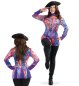 Preview: Kostüm Bunte Damenjacke mit glänzenden Pailletten Gardejacke Karneval für viele Gelegenheiten