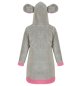 Preview: Oberteil Maus Mäuschen Grau Pink mit Kapuze Damenoberteil Verkleidung für viele Gelegenheiten