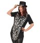 Preview: Damenkostüm " Longshirt Zebra ", starke Outfits, ideal für Karneval, Fasching oder einer Mottoparty