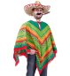 Preview: Erwachsenenkostüm Poncho in Grün Mexikaner