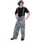 Preview: Kostüm Plüschhose Zebra in schwarz-weiß Unisex