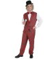 Preview: Herrenkostüm Showmaster Entertainer rot