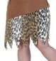 Preview: Unisex-Kostüm Steinzeit in Braun mit Leopardenmuster