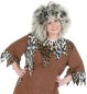 Preview: Unisex-Kostüm Steinzeit in Braun mit Leopardenmuster