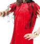 Preview: Kinderkostüm Satansbraut, Kleid mit Kapuze, Karneval, Fasching, Mottoparty, Gr. 128-140