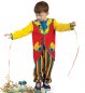 Preview: Anzug "Clowni", buntes Clown-Kostüm für Kinder, 2-teilig, bestehend aus Oberteil und Hose
