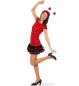 Preview: Kinder-Kostüm Lady Bug, Teenager-Kostüm, Teenie-Kostüm, Marienkäfer, schwarz-rot, Party-Kleid