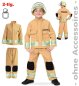 Preview: Kinder Kostüm Feuerwehr, Uniform Berufsfeuerwehr Alltagsheld kleiner Held Kostüm für Kinder versch. Größen Verkleidung