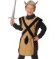 Mobile Preview: Kinder-Kostüm "Nordmann", einteiliger Überwurf für Wikinger, Barbaren und Ritter