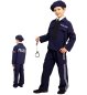 Preview: Kinderkostüm Polizei-Kostüm Österreich Austrich Police Ordnungshüter Anzug Mütze Krawatte blau