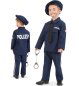 Preview: Kinderkostüm Polizei-Kostüm Österreich Austrich Police Ordnungshüter Anzug Mütze Krawatte blau