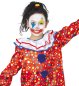 Preview: Kinderkostüm Clown Pünktchen Overall gepunktet rot Harlekin Kasper