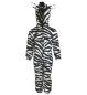 Preview: Zebra-Kostüm für Kinder mit Kapuze Overall Fasching Tier-Jumpsuit Karneval Kleinkinder-Karnevalskostüm Geburtstags-Geschenk
