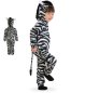 Preview: Zebra-Kostüm für Kinder mit Kapuze Overall Fasching Tier-Jumpsuit Karneval Kleinkinder-Karnevalskostüm Geburtstags-Geschenk