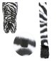 Preview: Zebra-Kostüm für Kinder mit Kapuze Overall Fasching Tier-Jumpsuit Karneval Kleinkinder-Karnevalskostüm Geburtstags-Geschenk
