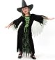 Preview: Kinderkostüm Hexe Kleid in schwarz-grün Hexenkostüm