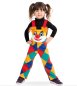 Preview: Kinderkostüm Clown Latzhose Karneval Verkleidung Spielhose Kostüm Klassiker Kinderkostüm
