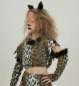 Preview: Kinderkostüm Leopard Oberteil Rock und Armstulpen Raubkatze