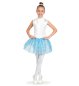 Preview: Tüllrock mit Schneeflocken Print Mädchen Prinzessin Ballett Tanz Rock Tutu Mädchenkostüm Eisprinzessin Kostüm