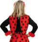 Preview: Kinderkostüm Marienkäfer Kleid mit Flügeln in schwarz-rot Glückskäfer Samtoptik