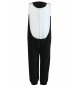 Preview: Kinderkostüm Pinguin Overall in schwarz-weiß und Cape mit Kapuze und Gesicht