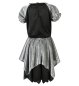 Preview: Hexenkostüm Kinder Mädchen Silber Schwarz Halloween Hexe Zauberer Cosplay Rollenspiel Verkleidung