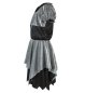 Preview: Hexenkostüm Kinder Mädchen Silber Schwarz Halloween Hexe Zauberer Cosplay Rollenspiel Verkleidung