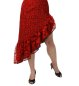 Preview: Damenkostüm Kleid Spanierin in rot Tanzkleid Flamenco