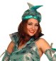 Preview: Damenkostüm Meerjungfrau Kleid mit Hut und Armstulpen Mermaid Nymphe
