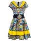 Preview: Damenkleid Pop Art Comic 50er 60er Jahre Rockabilly Retro Kleid Vintage Cocktailkleid Damenkostüm