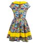 Preview: Damenkleid Pop Art Comic 50er 60er Jahre Rockabilly Retro Kleid Vintage Cocktailkleid Damenkostüm