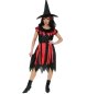 Preview: Hexenkostüm "Walpurga" mit Hut für Damen Halloween Karneval