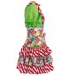 Preview: Kleid Sweety für Damen Süßigkeiten Sweets Lollipop Zuckerstangen Snacks bunt Bonbons